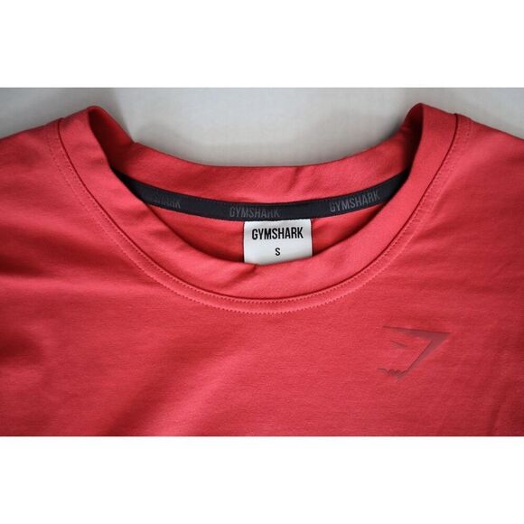 Gymshark A2A1X Men's Sz S Sundried Red Oversized Fit Power T-Shirt - Picture 4 of 12